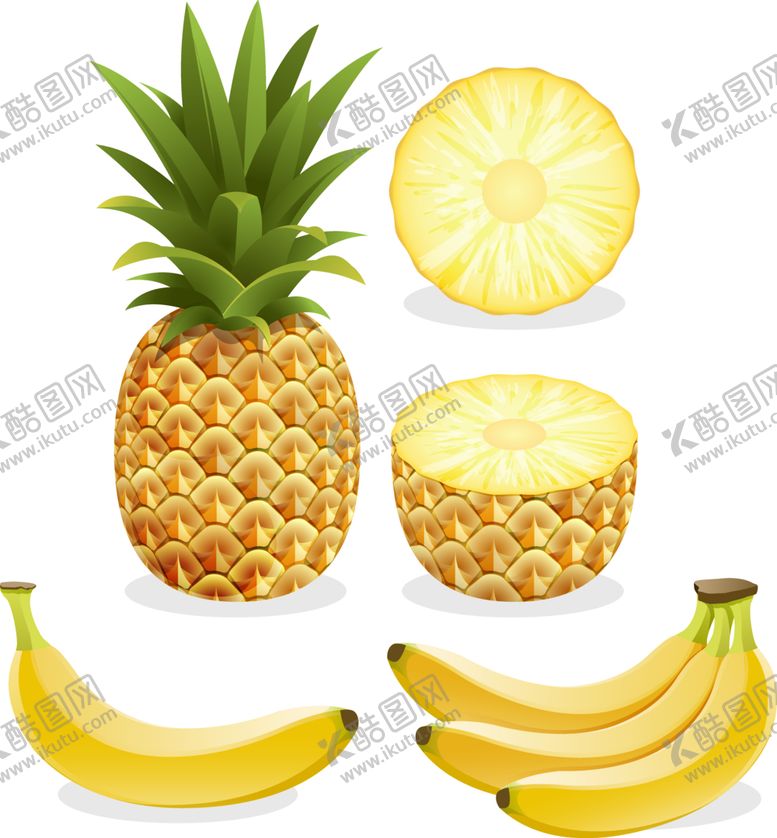 编号：42678401141913046887【酷图网】源文件下载-卡通菠萝