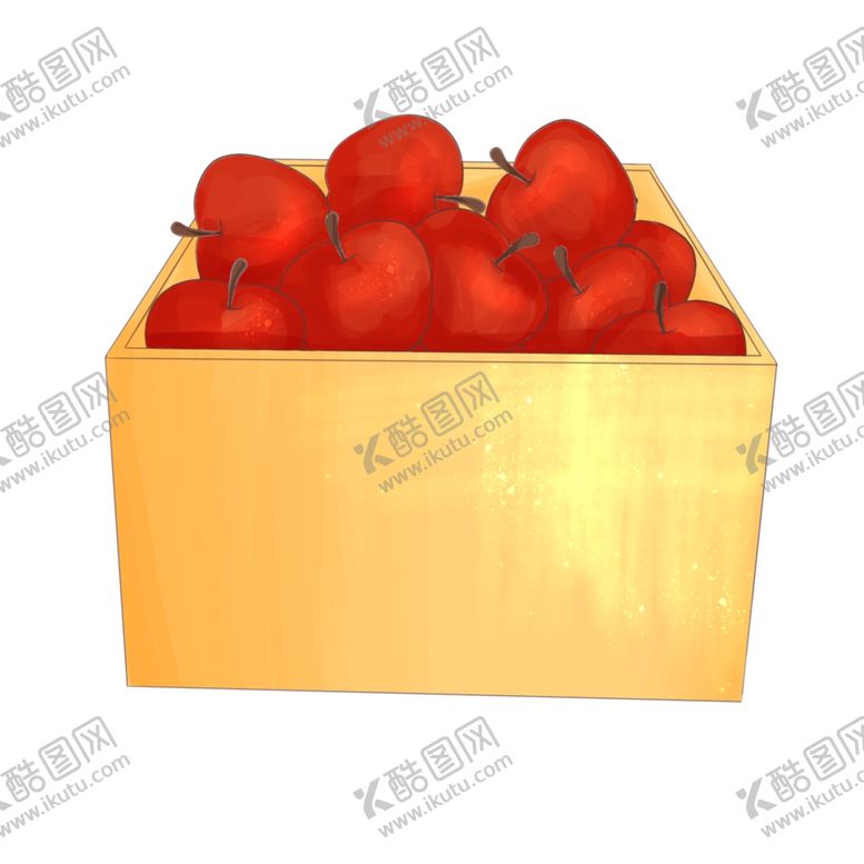 编号：22935710012211216838【酷图网】源文件下载-手绘苹果苹果插画