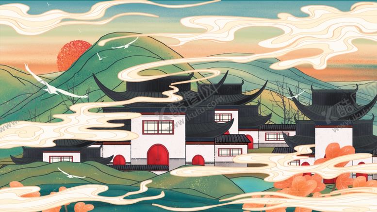 编号：16964903140654525614【酷图网】源文件下载-城市国潮海报