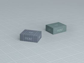 3C电子产品纸盒包装效果图样机