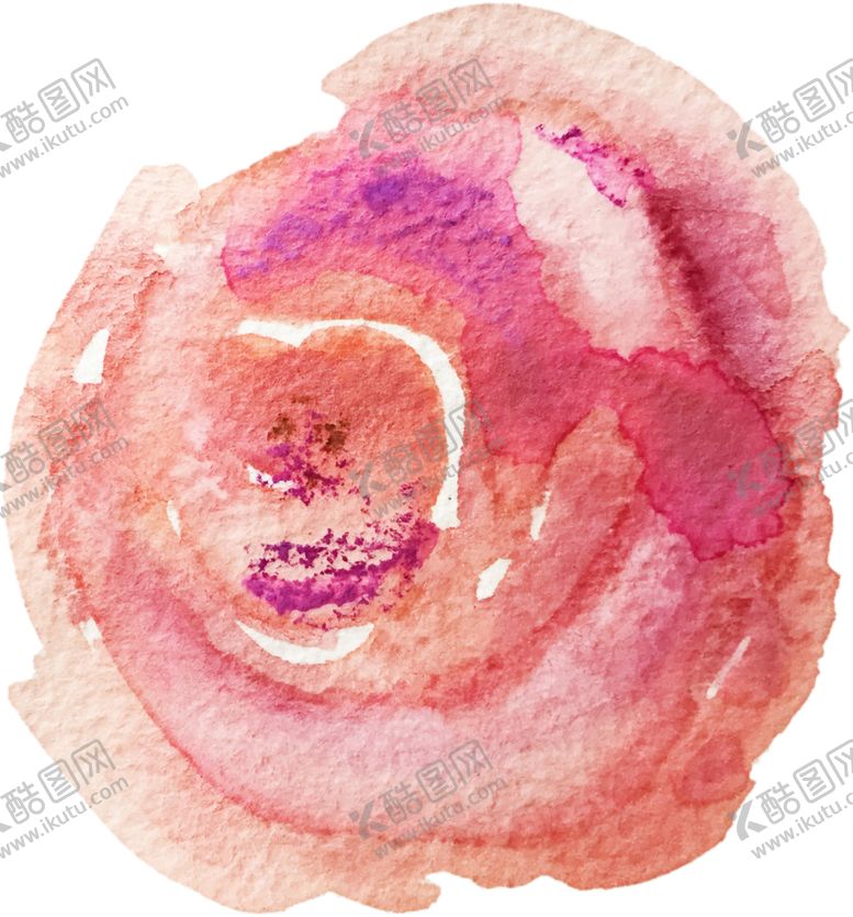编号：93415204190746452355【酷图网】源文件下载-手绘水彩花卉花型花瓣