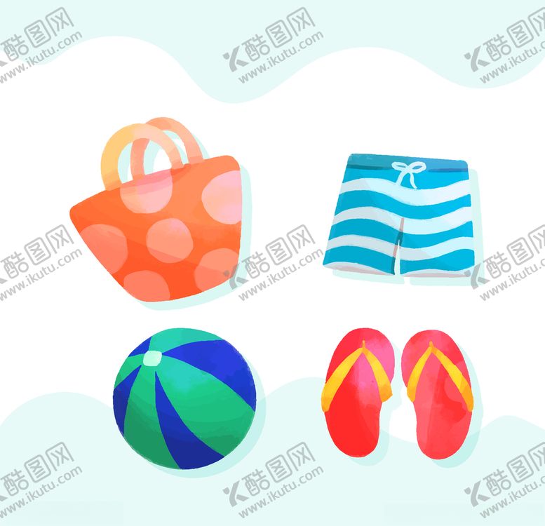 编号：61810507071008597585【酷图网】源文件下载-夏日元素