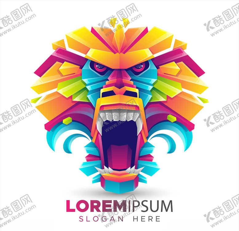 编号：37636709242308379436【酷图网】源文件下载-卡通动物头像