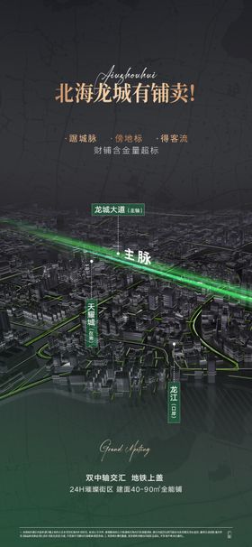 地产价值点悬念系列海报