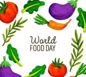 彩绘蔬菜世界粮食日