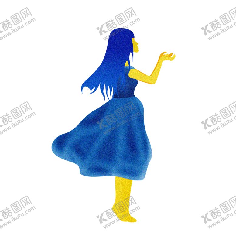 编号：37357106271842052079【酷图网】源文件下载-水彩手绘女孩