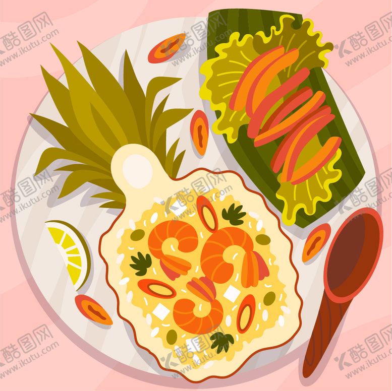 编号：39871409150641452493【酷图网】源文件下载-卡通食物