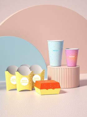 快餐包装样机