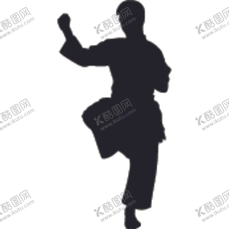 编号：71162104250721109054【酷图网】源文件下载-武术格斗剪影