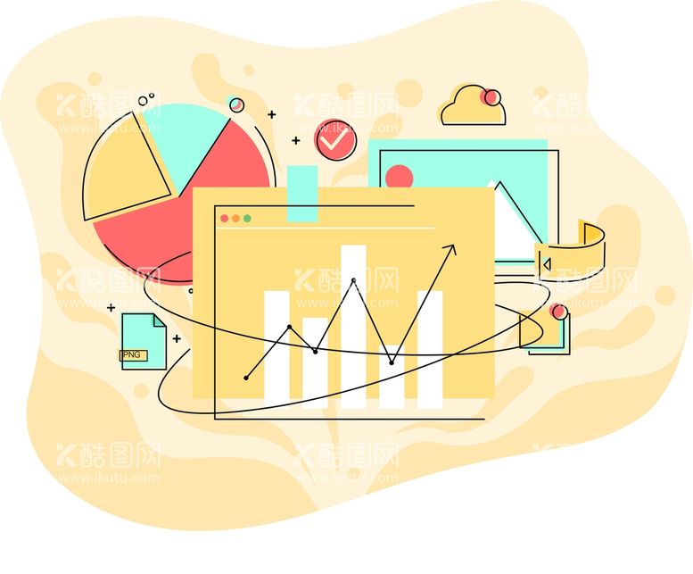 编号：49317510080228534079【酷图网】源文件下载-大数据分析矢量素材