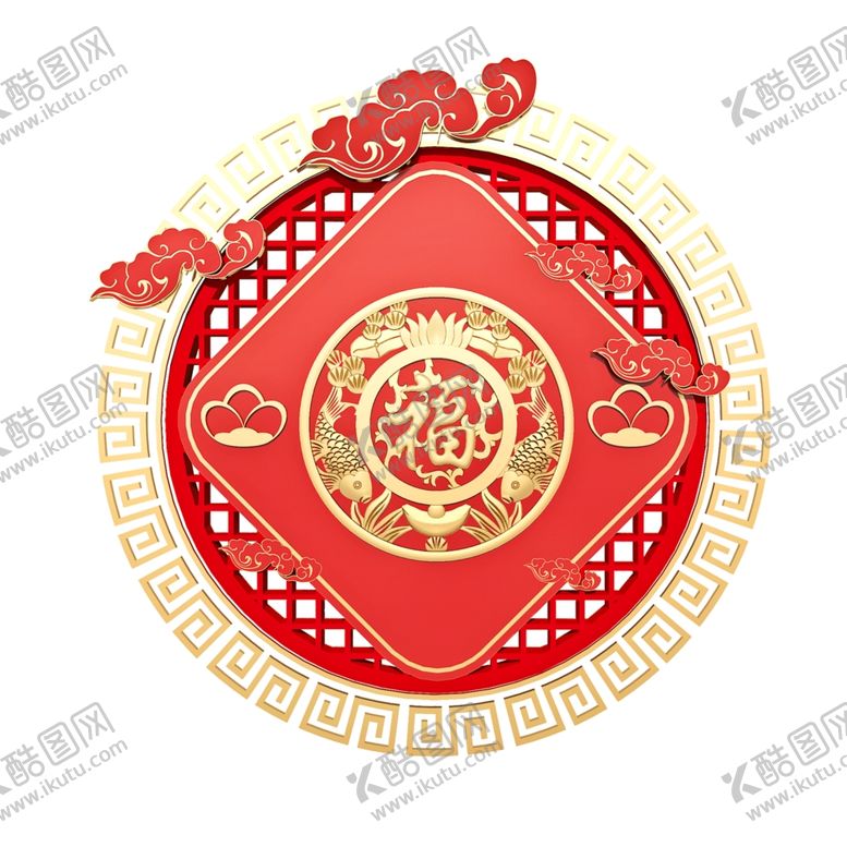 编号：30023105061911573282【酷图网】源文件下载-春节海报