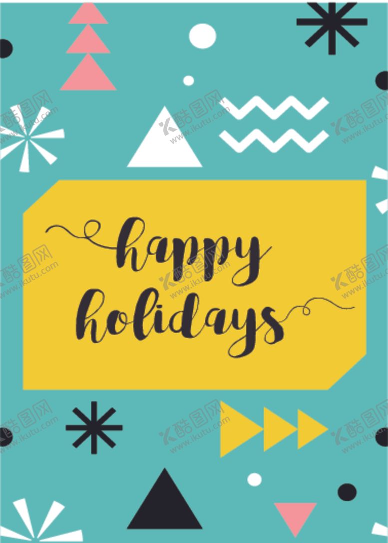 编号：77091609220738087622【酷图网】源文件下载-小清新圣诞节创意海报