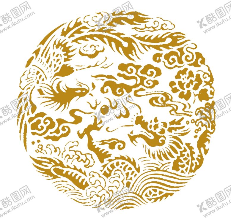编号：51811810250730108443【酷图网】源文件下载-古装龙凤素材图片