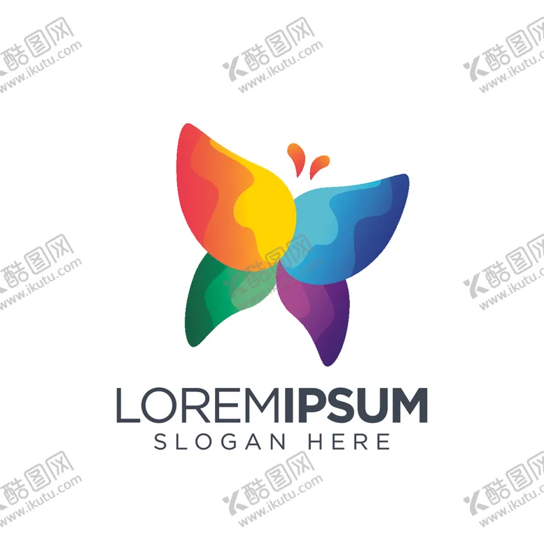编号：83743007021837309450【酷图网】源文件下载-蝴蝶logo