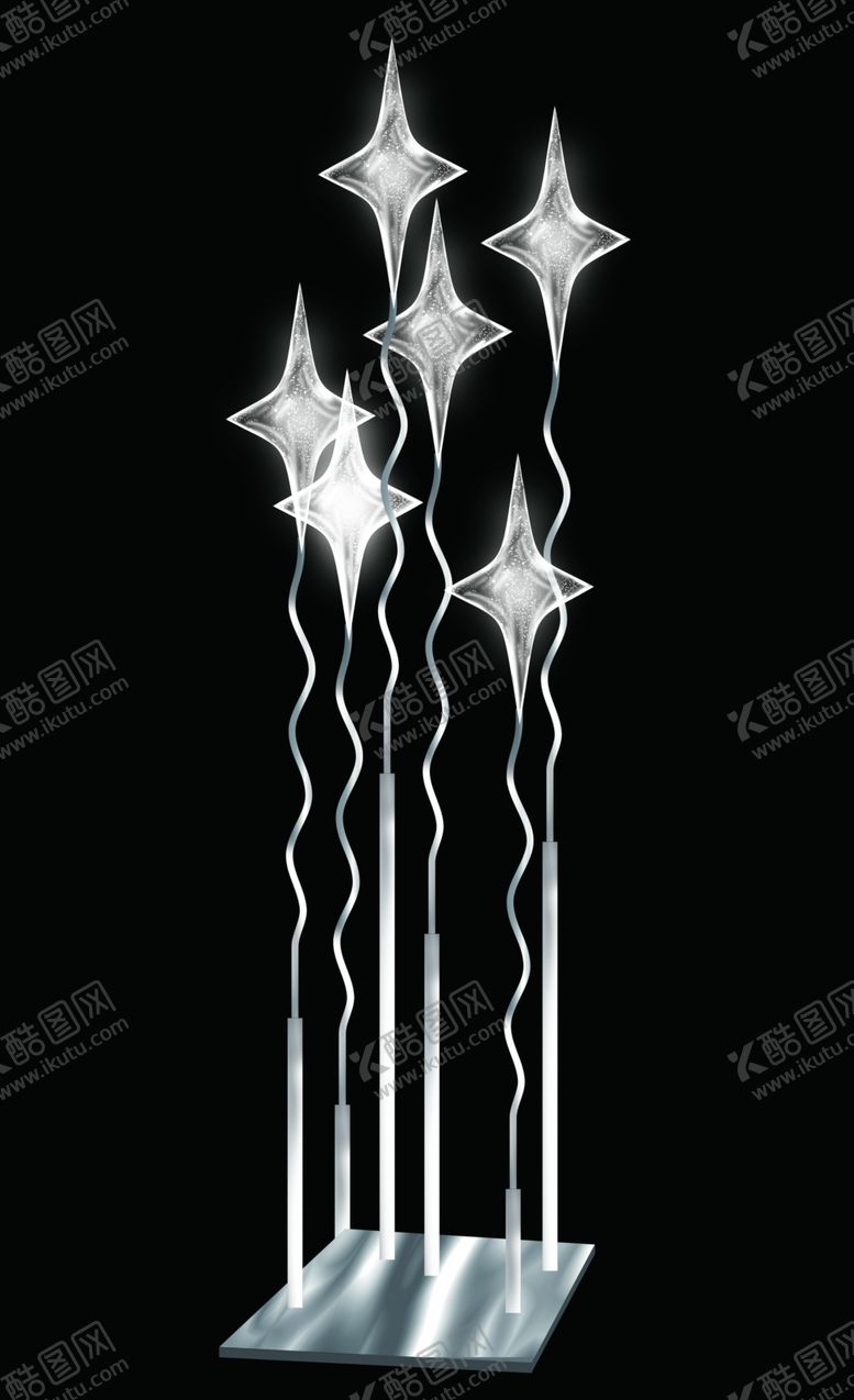 编号：45782401270024434132【酷图网】源文件下载-手绘婚庆星星路引幸运星