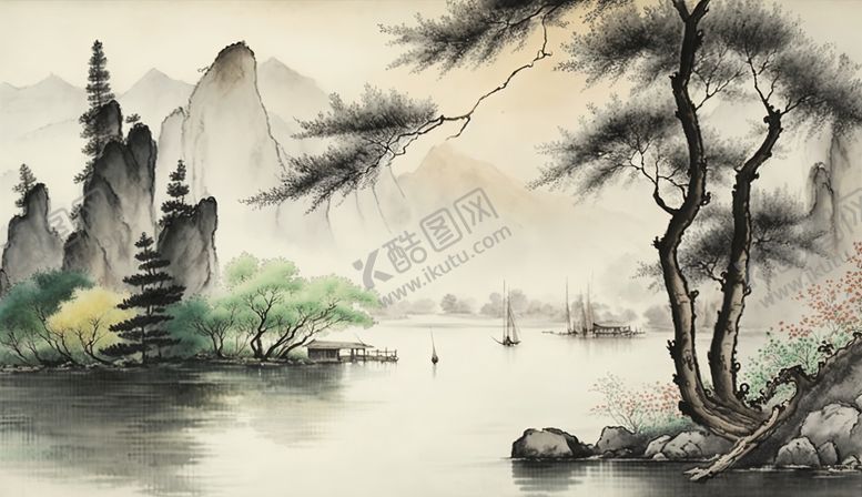 编号：54364312080117008774【酷图网】源文件下载-山水画