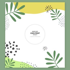 小清晰手绘花卉植物背景