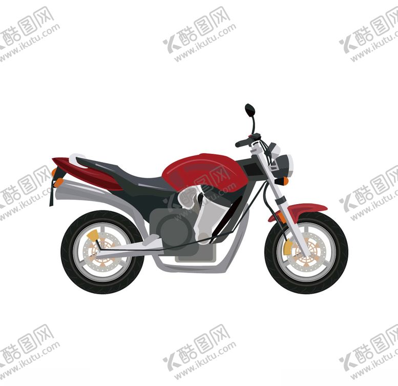编号：86021405131905204020【酷图网】源文件下载-矢量家用摩托车素材