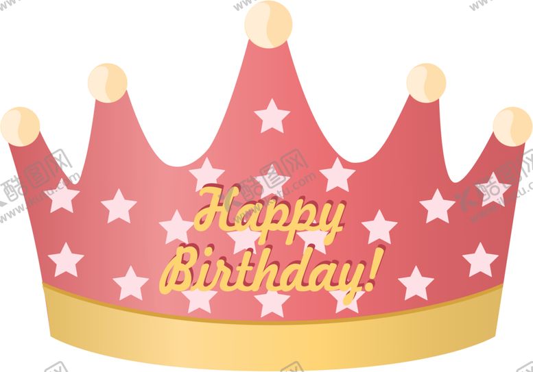 编号：47227110010503318885【酷图网】源文件下载-生日帽