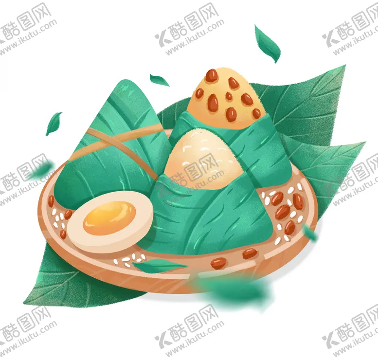 编号：08357409140227087184【酷图网】源文件下载-粽子插画端午节素材传统节日