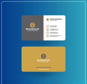 名片模板创意素雅医用精品