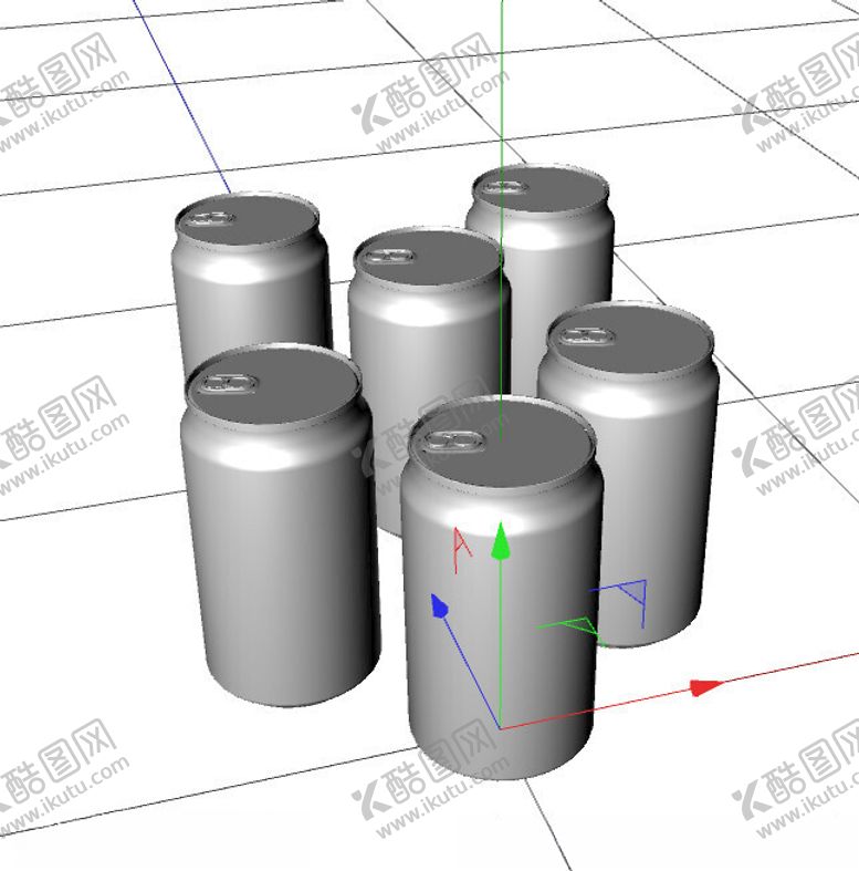 编号：68739502171722333053【酷图网】源文件下载-C4D模型易拉罐