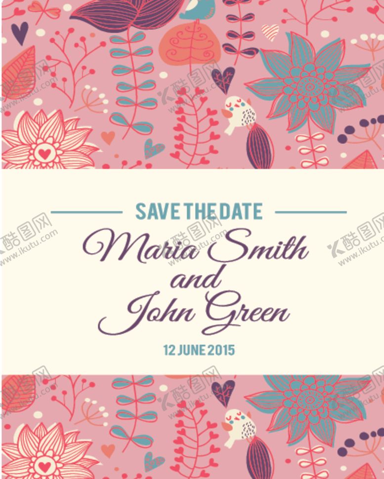 编号：53853110311855397504【酷图网】源文件下载-北欧创意森系花纹图案