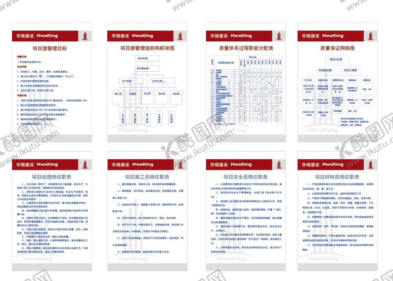 编号：91853409300130411802【酷图网】源文件下载-建筑工地岗位制度