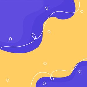 方形简约海报