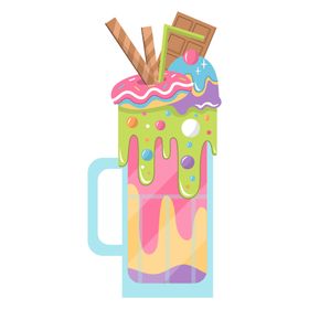 多彩甜点杯
