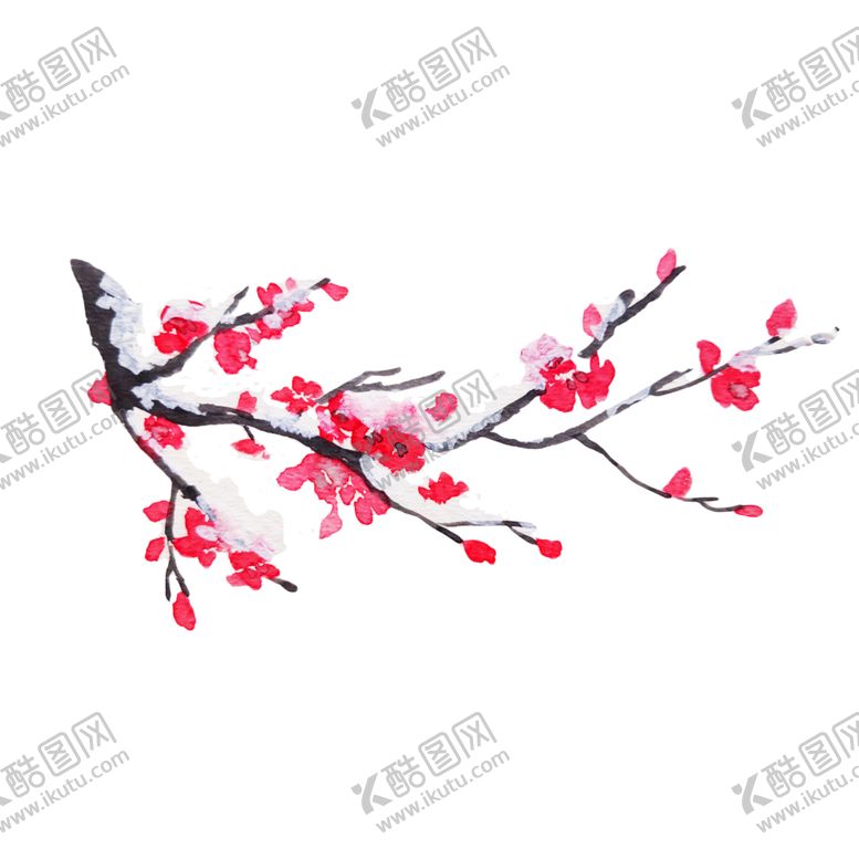编号：99805506231523155572【酷图网】源文件下载-梅花树枝元素