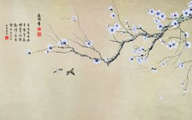 创意国潮装饰画图片梦境简单中风