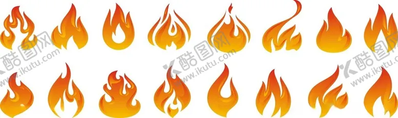 编号：24791312130725185359【酷图网】源文件下载-矢量火焰