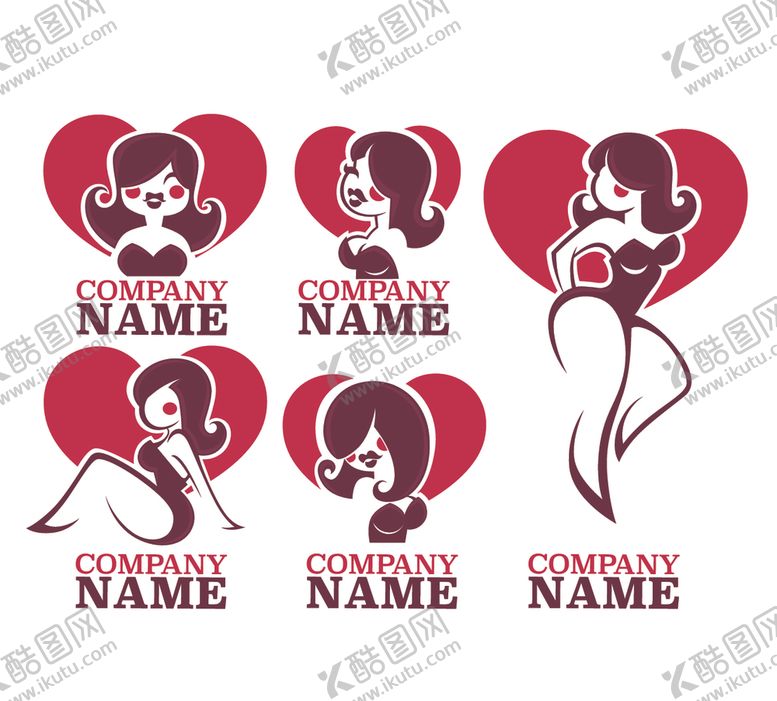 编号：42997810030149478988【酷图网】源文件下载-女性logo