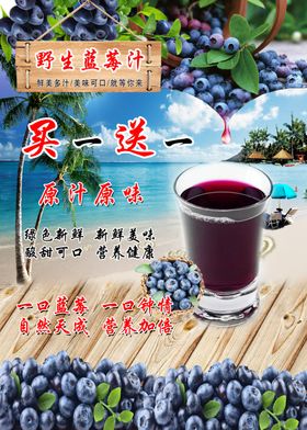 野生蓝莓汁