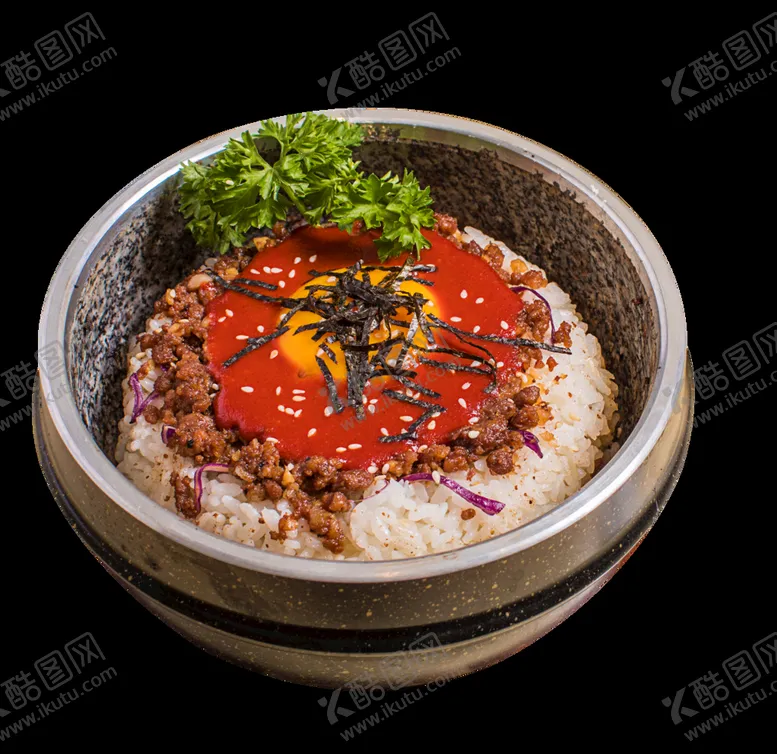 编号：20570211202342586708【酷图网】源文件下载-日式肥牛石锅拌饭