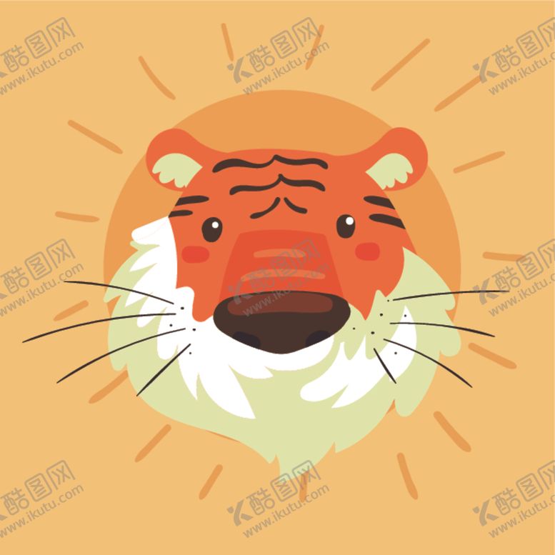 编号：97770809300756108185【酷图网】源文件下载-卡通老虎