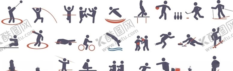 编号：99302610091718135531【酷图网】源文件下载-运动人物