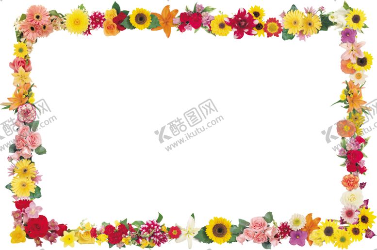 编号：36104806270542196639【酷图网】源文件下载-花卉边框