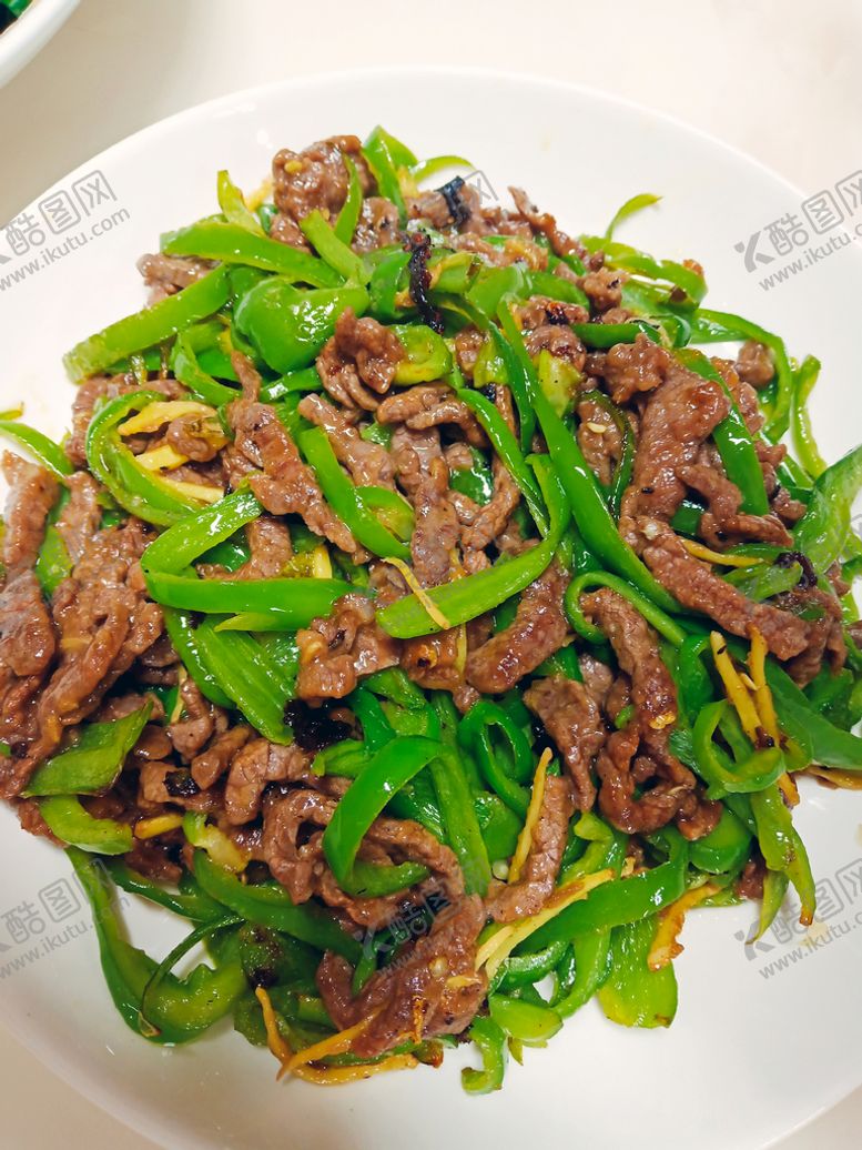 编号：61847309172118478457【酷图网】源文件下载-青椒牛肉丝