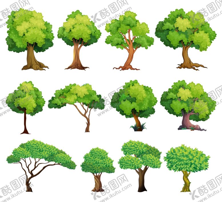 编号：60110409220226367578【酷图网】源文件下载-卡通树