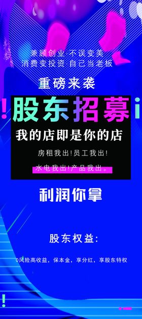 招募合伙人美容股东医美时尚