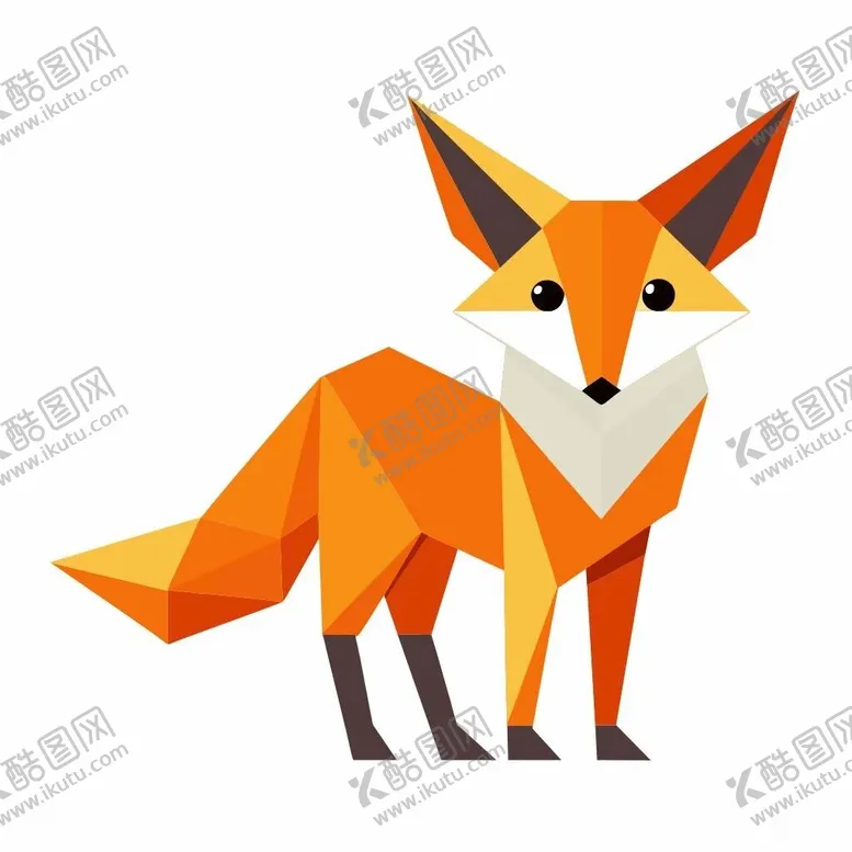 编号：84574202102006569018【酷图网】源文件下载-折纸设计的狐獴