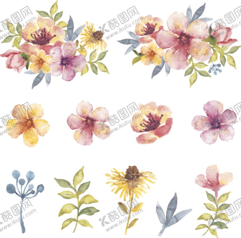 编号：62504010290337174873【酷图网】源文件下载-花卉卡片