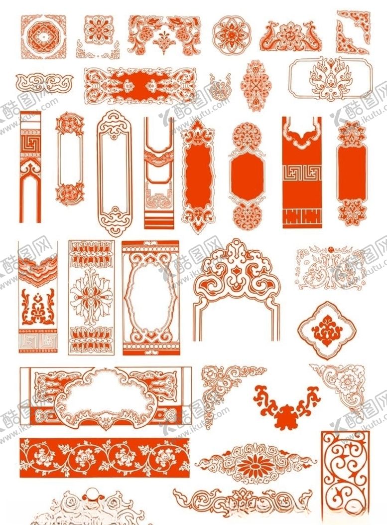 编号：60988206301616519872【酷图网】源文件下载-中式古典花纹纹理