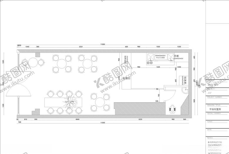 编号：92703409290657396366【酷图网】源文件下载-小吃店平面图
