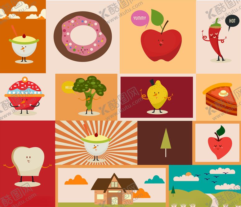 编号：53663009172239118386【酷图网】源文件下载-食物图标