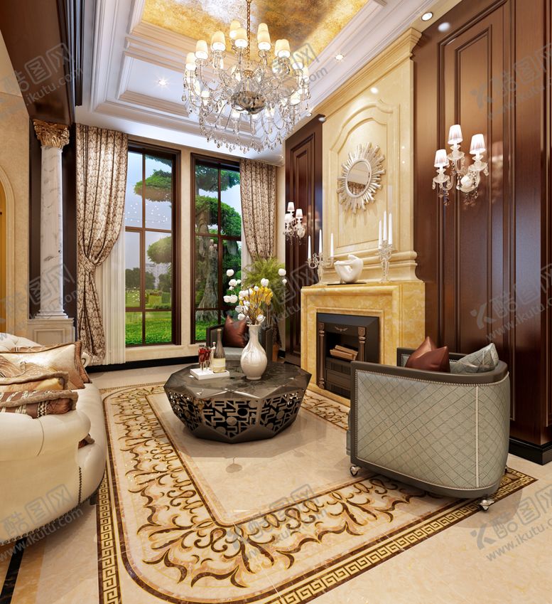 编号：73374009192039538048【酷图网】源文件下载-客厅效果图