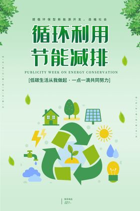 节能减排宣传标语宣传周低碳