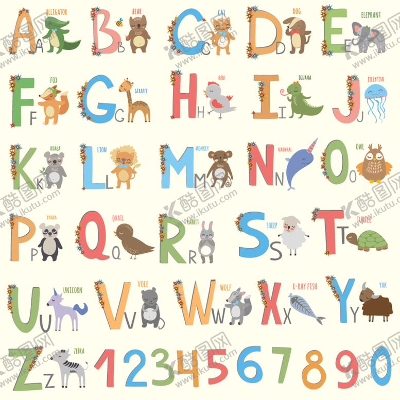 编号：72820310130702564455【酷图网】源文件下载-英文字母